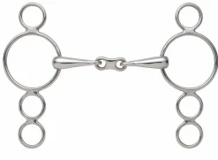3 Ring Dutch Gag With French Link^Shires Equestrian Discount