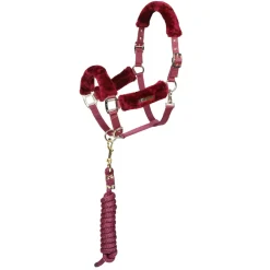 ARMA Faux Fur Headcollar & Lead Rope^Shires Equestrian Sale