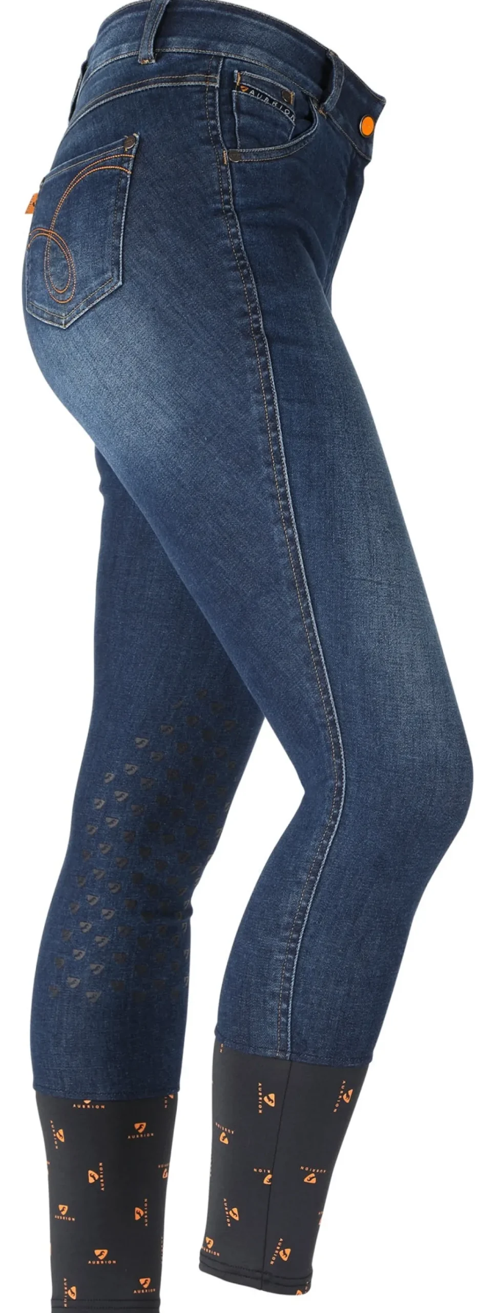 Aubrion Putney Denim Breeches - Maids^Shires Equestrian New