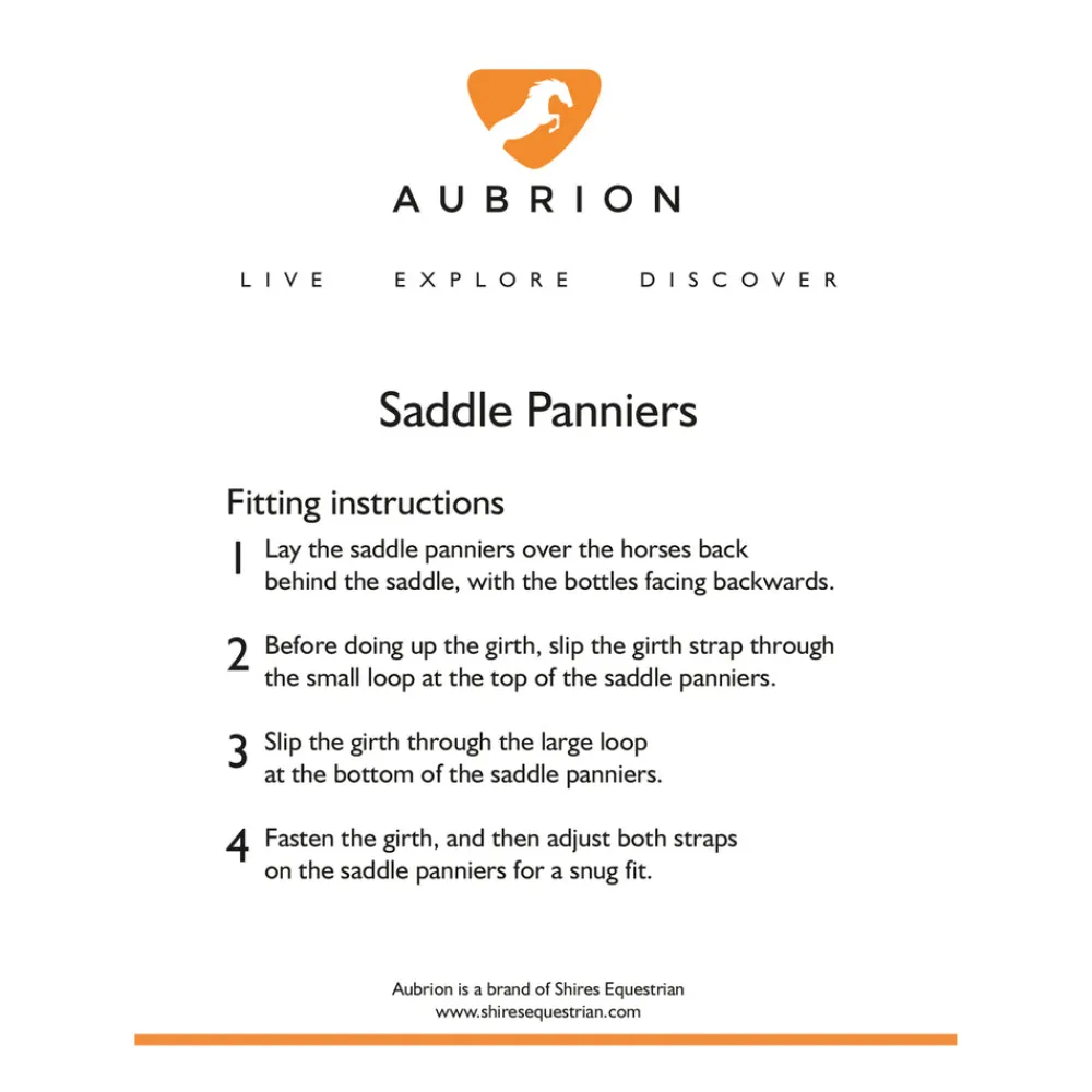 Aubrion Saddle Panniers^Shires Equestrian Outlet