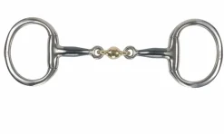 Blue Sweet Iron Flat Eggbutt with Lozenge^Shires Equestrian Hot