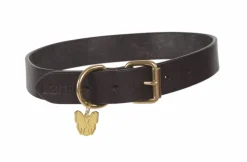 Digby & Fox Flat Leather Dog Collar^Shires Equestrian Discount