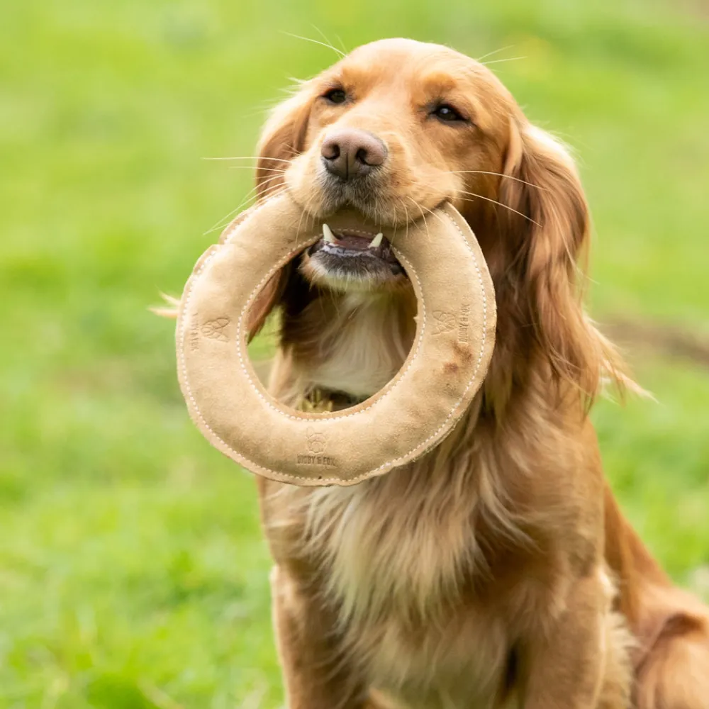 Digby & Fox Leather Frisbee Toy^Shires Equestrian Discount