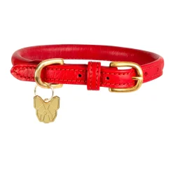 Digby & Fox Rolled Leather Dog Collar^Shires Equestrian Outlet