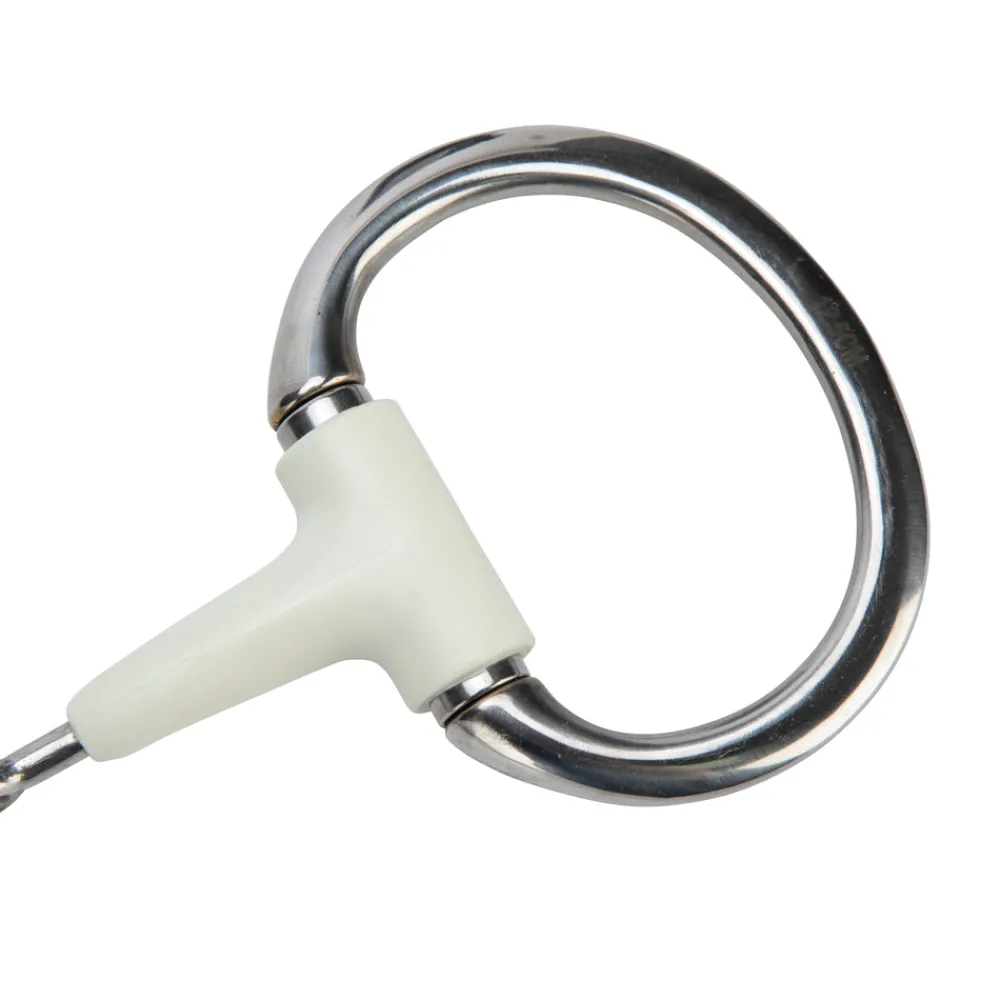EquiKind Softie Flat Ring Eggbutt Peanut Link^Shires Equestrian Discount