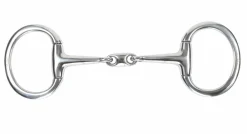 Flat Ring Eggbutt with Lozenge^Shires Equestrian New