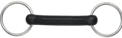 Flexible Rubber Mouth Snaffle^Shires Equestrian
