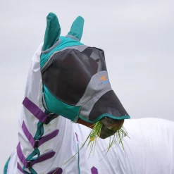 FlyGuard Pro Deluxe Fly Mask With Ears & Nose^Shires Equestrian Hot