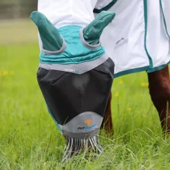 FlyGuard Pro Deluxe Fly Mask with Nose Fringe^Shires Equestrian Online