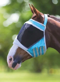 FlyGuard Pro Fine Mesh Earless Fly Mask^Shires Equestrian