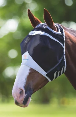 FlyGuard Pro Fine Mesh Fly Mask with Ear Holes^Shires Equestrian Sale