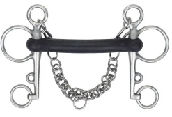 Hard Rubber Mouth Pelham^Shires Equestrian