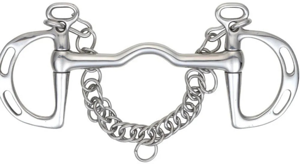 Slotted Cheek Port Mouth Kimblewick^Shires Equestrian Discount