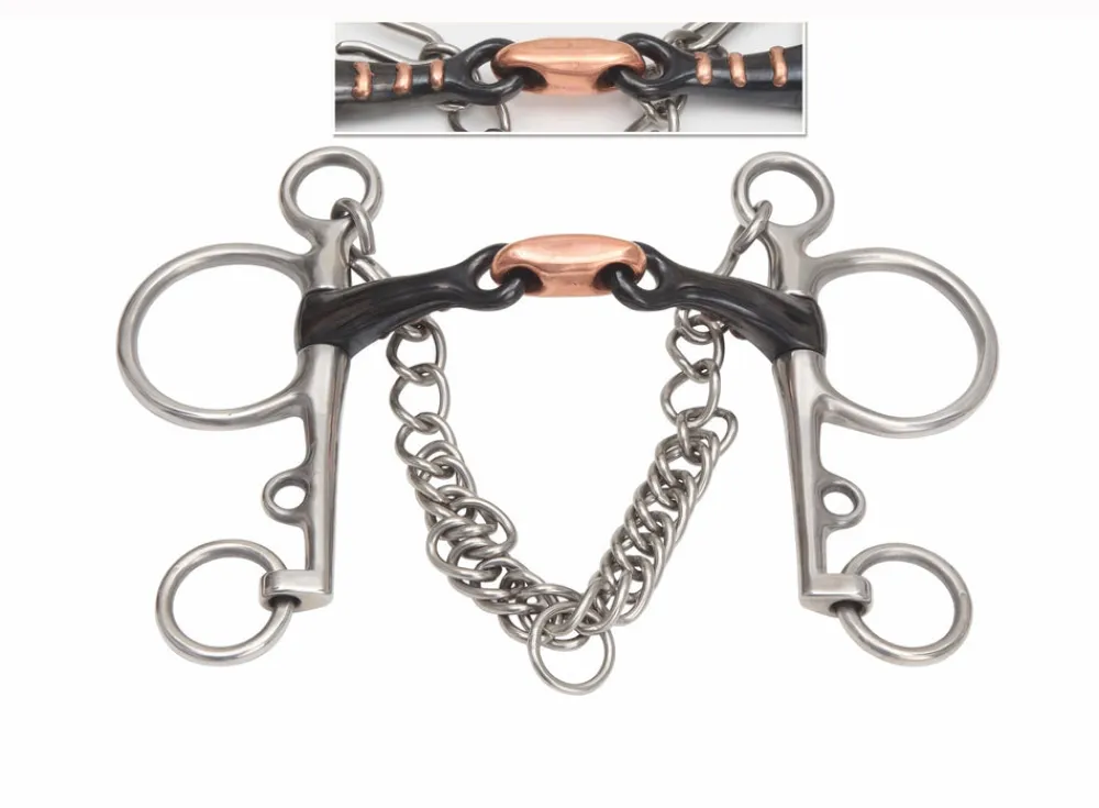 Sweet Iron Double Jointed Pelham^Shires Equestrian Sale