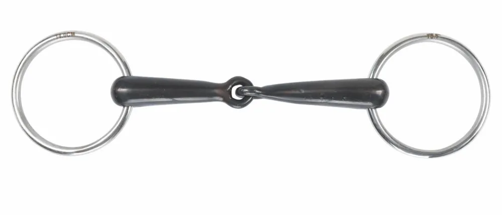 Sweet Iron Hollow Mouth Loose Ring Bit^Shires Equestrian Clearance