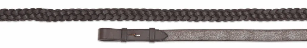 Velociti GARA Plaited Leather Reins^Shires Equestrian New