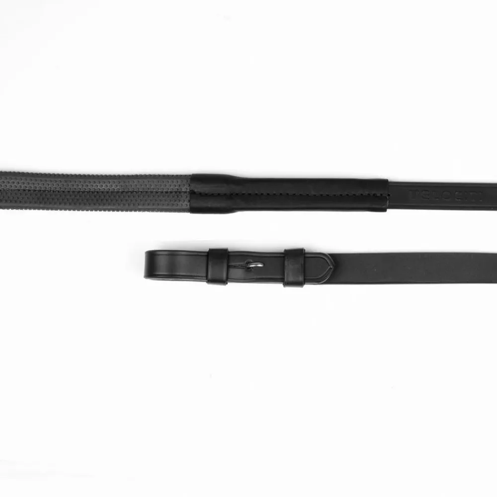 Velociti Lusso Nylon Insert Rubber Grip Reins^Shires Equestrian Sale